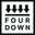 Four Down Distribution logo